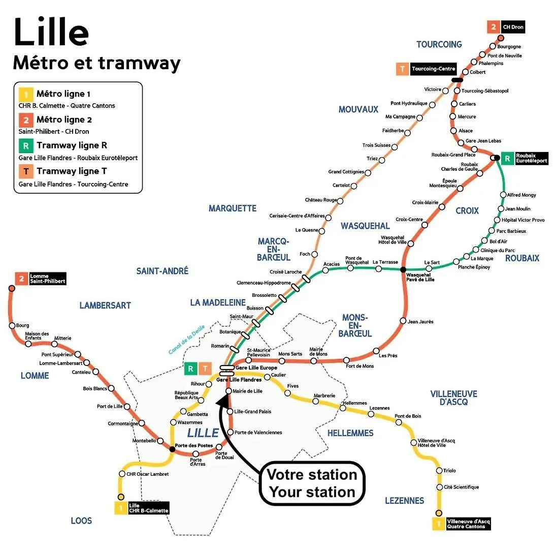 Lille Centre - Superb Bright Apartment Parking